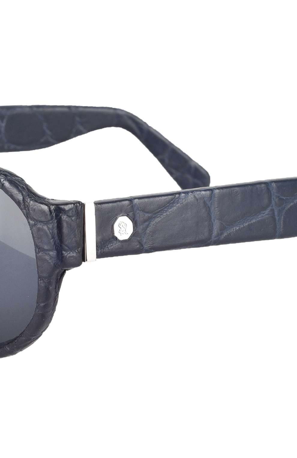 Солнцезащитные очки из матовой крокодиловой кожи