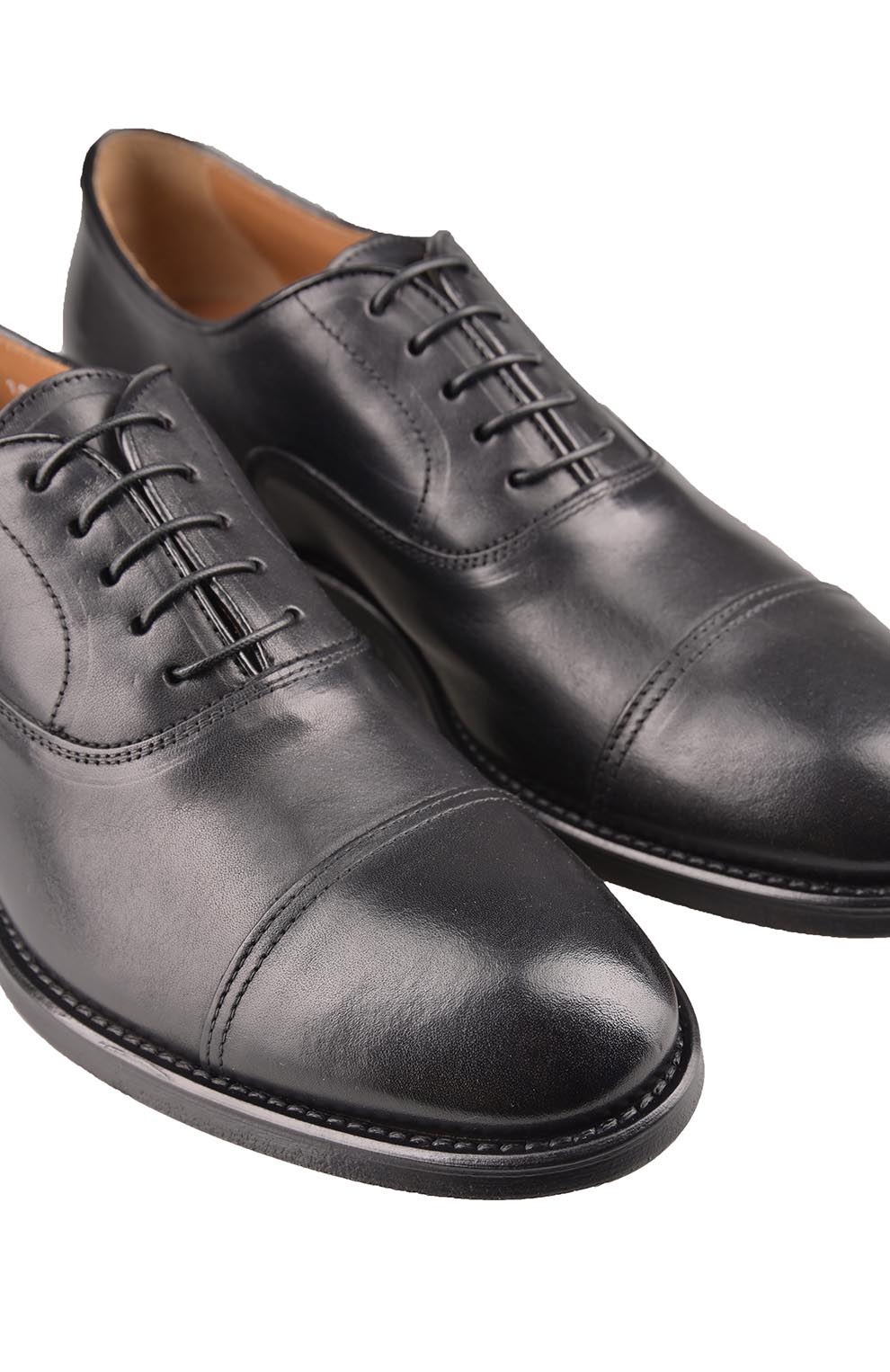 Дерби из гладкой кожи