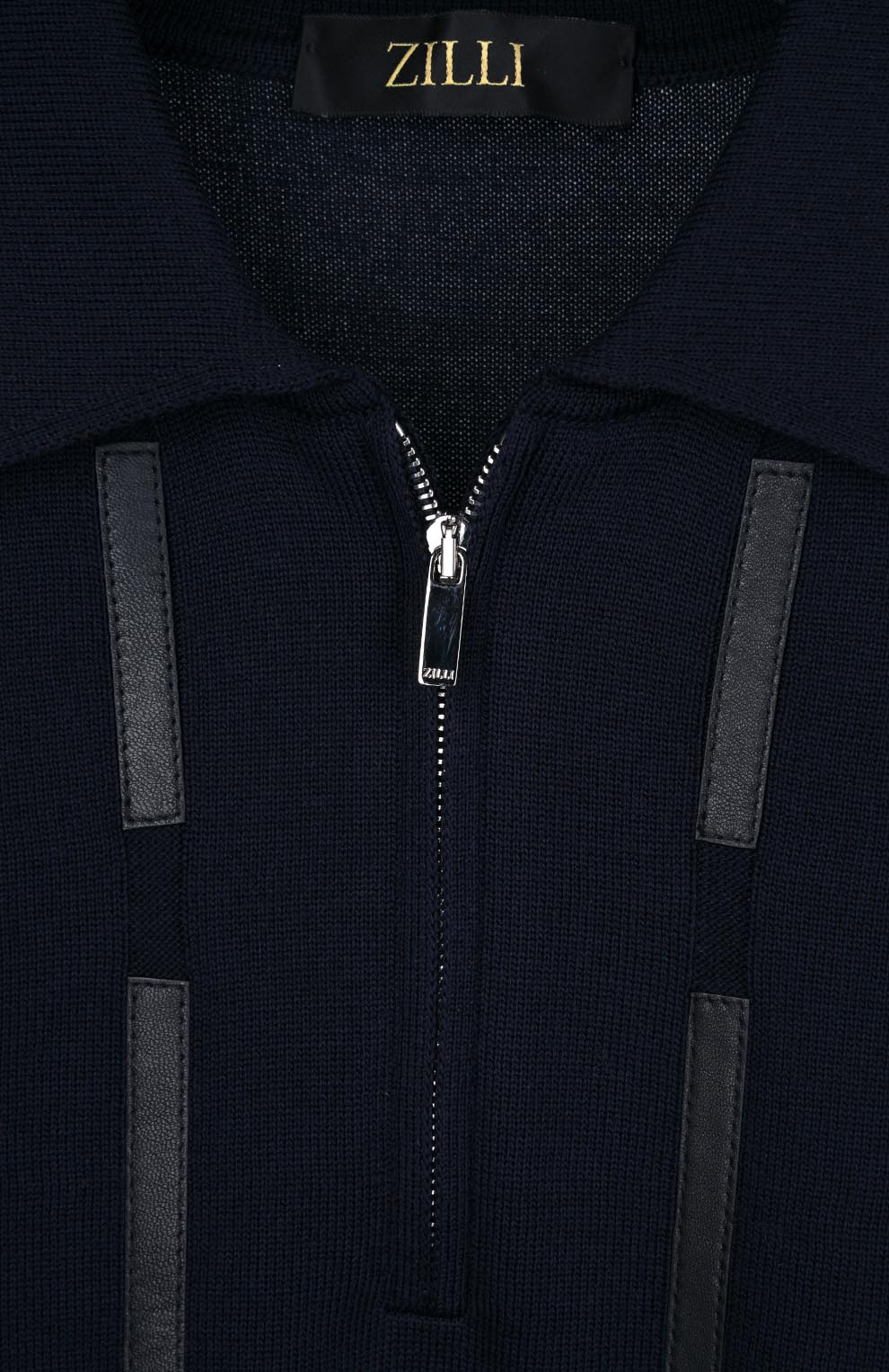 Поло из смеси шёлка и хлопка