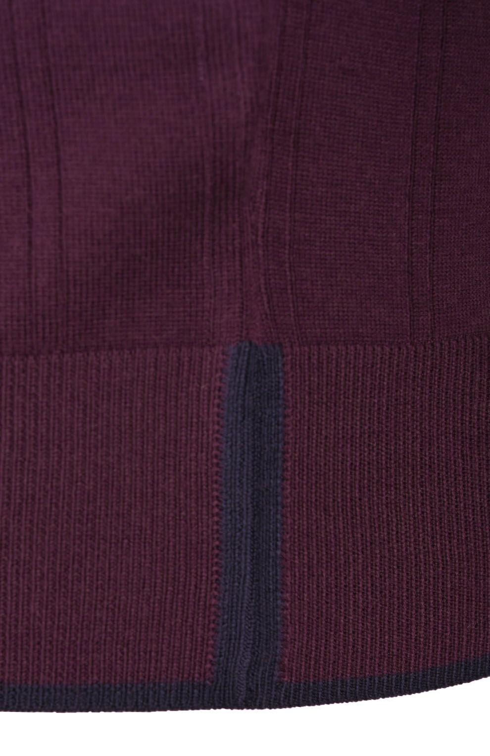 Джемпер с воротником-стойкой из шерстяного трикотажа