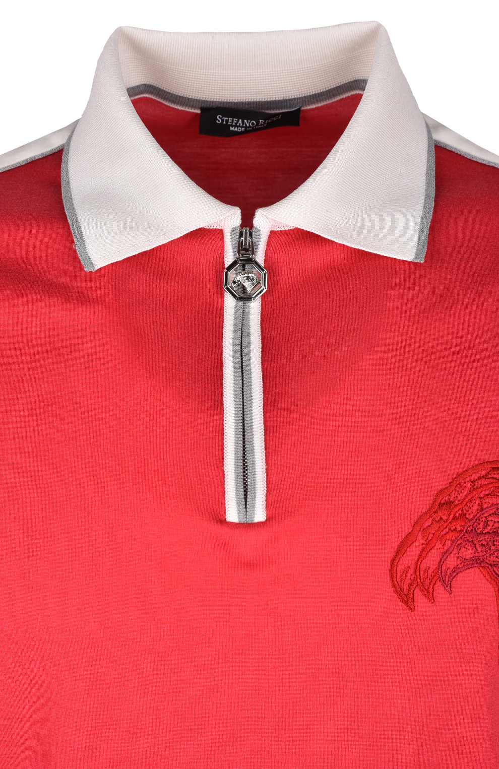 Поло из смеси шёлка и хлопка