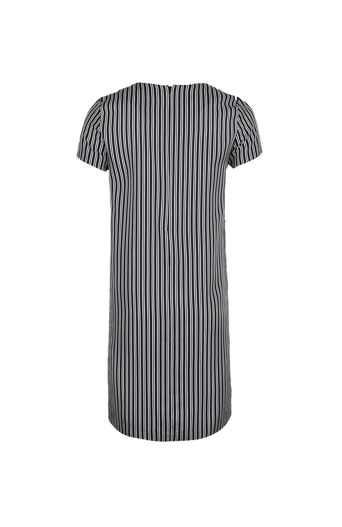 Шёлковое платье прямого кроя с принтом