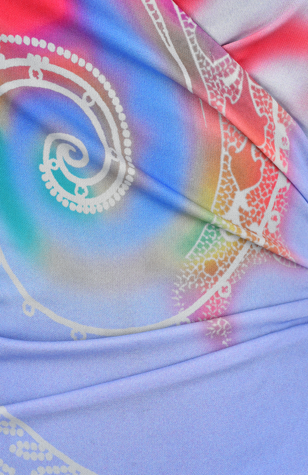 Платье из тонкой ткани с принтом