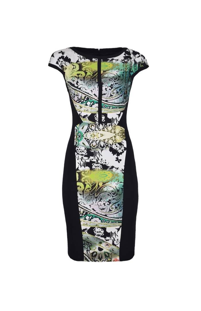 Платье - футляр с принтом