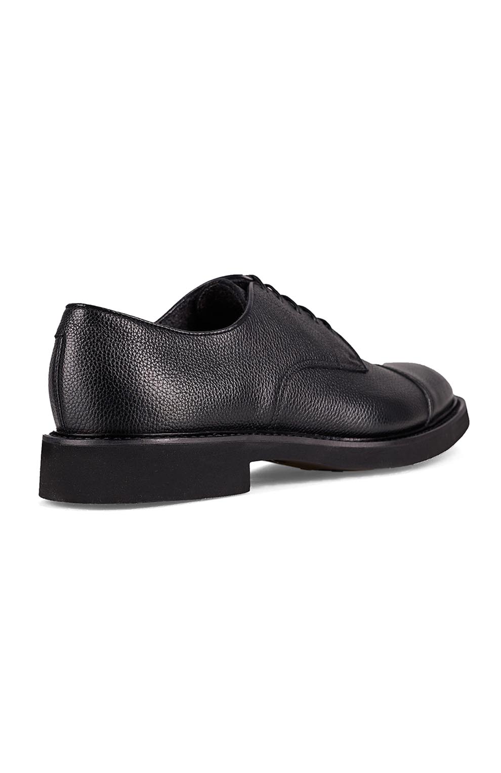 Дерби из текстурированной кожи с подкладкой из шерсти