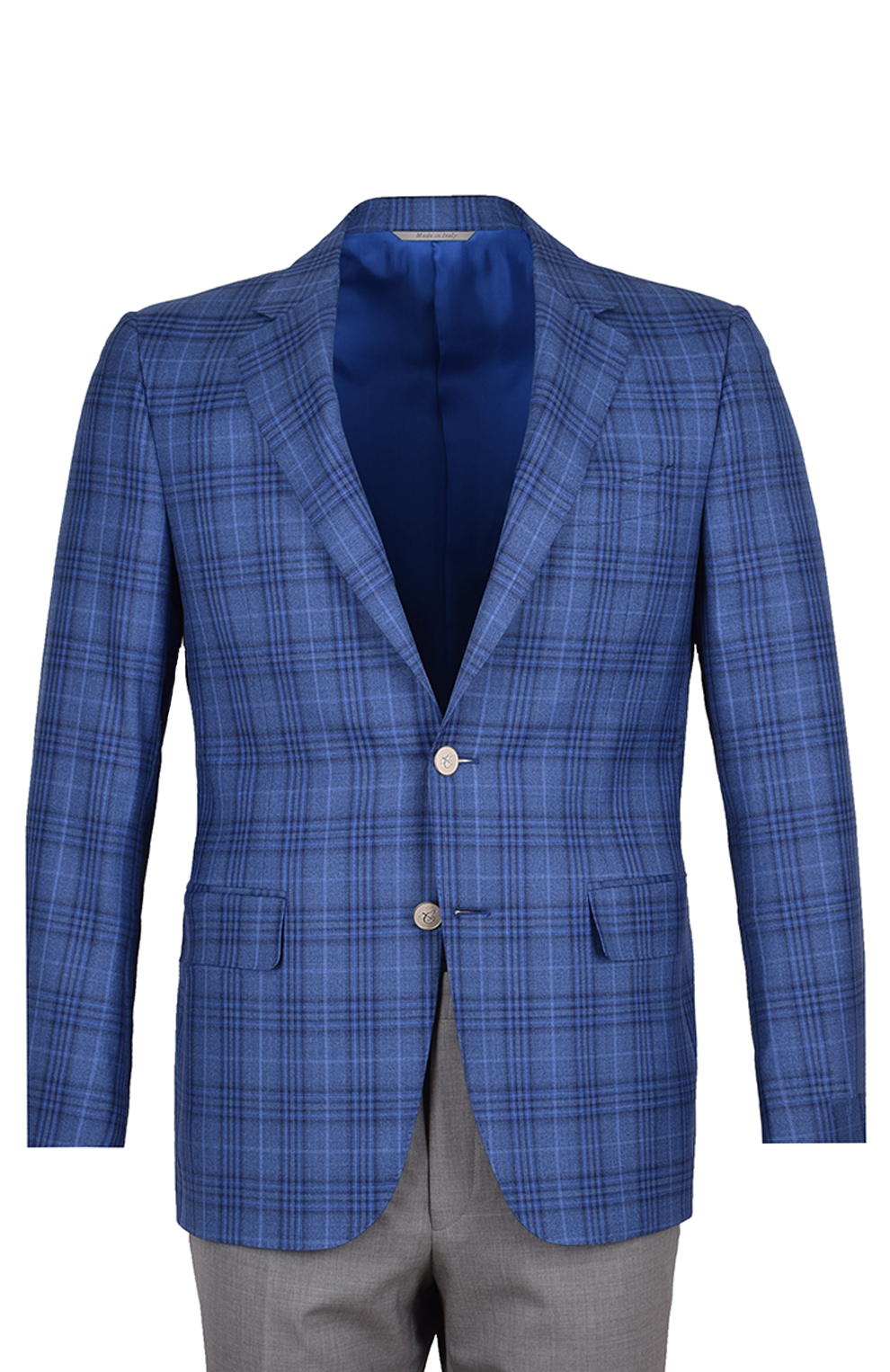 Однобортный шерстяной пиджак