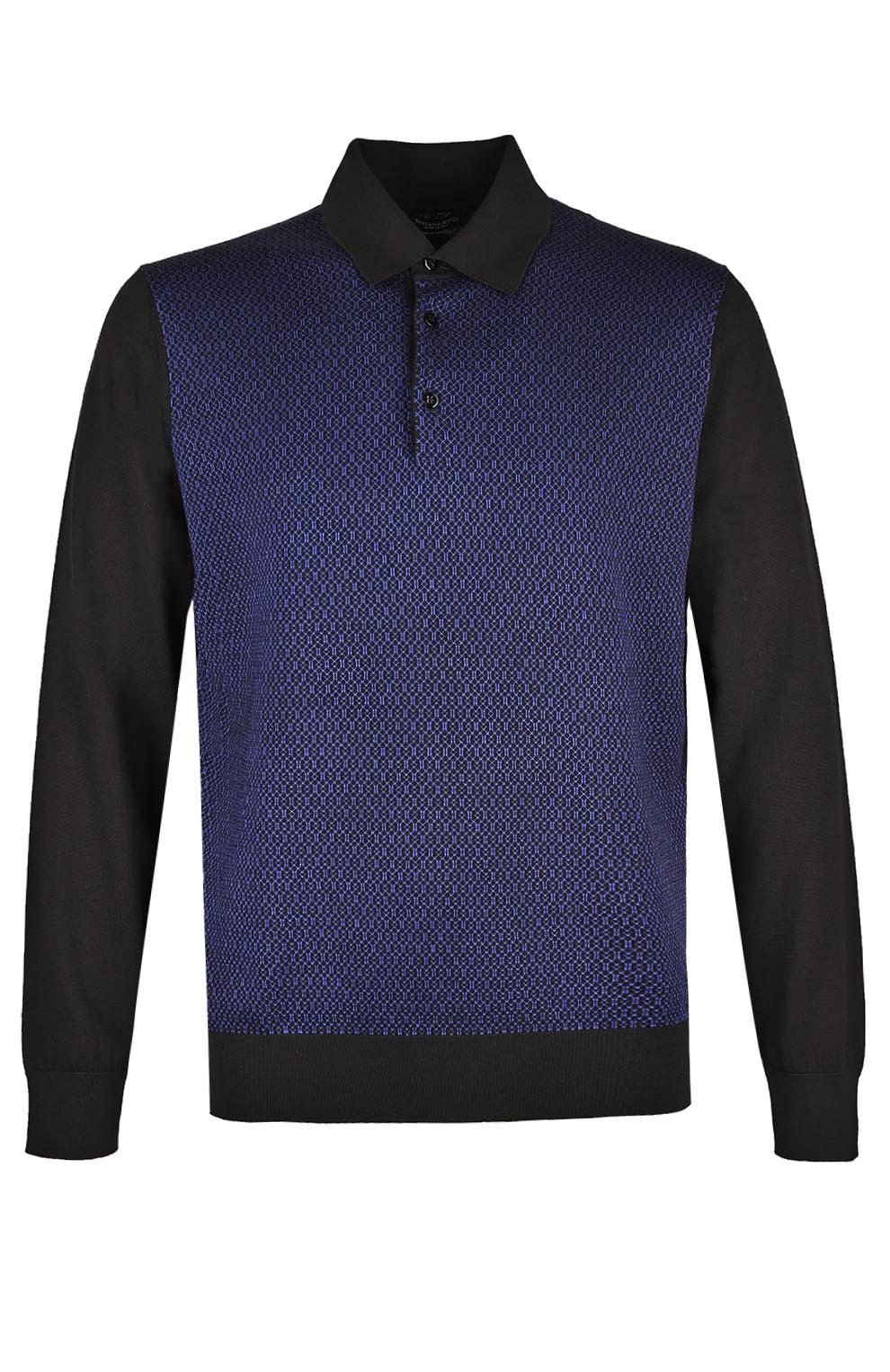 Поло из смеси шерсти и шёлка