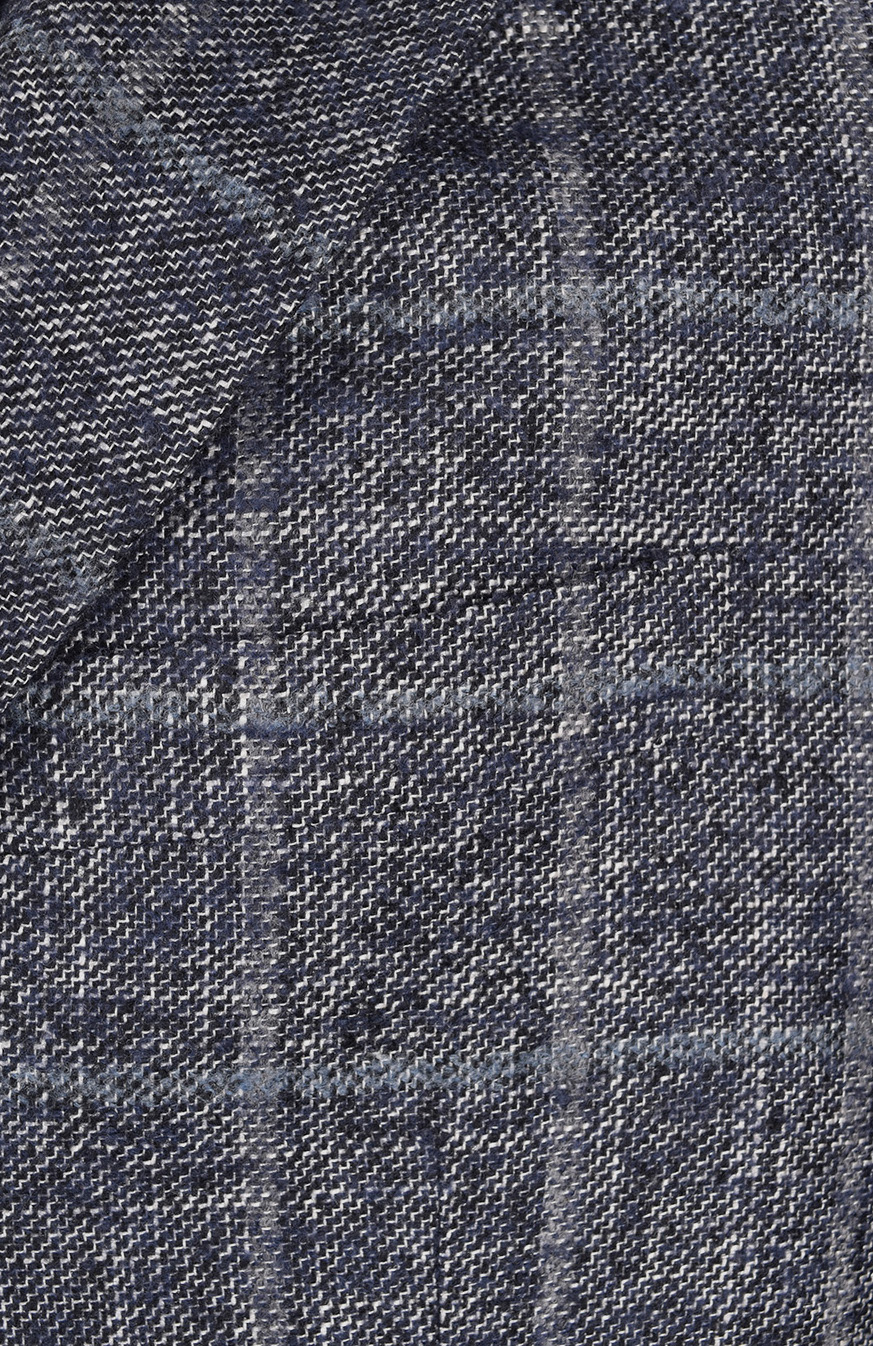 Однобортный пиджак из смеси шерсти и шёлка