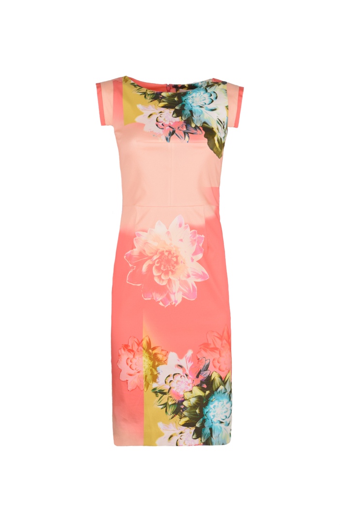 Хлопковое платье-футляр