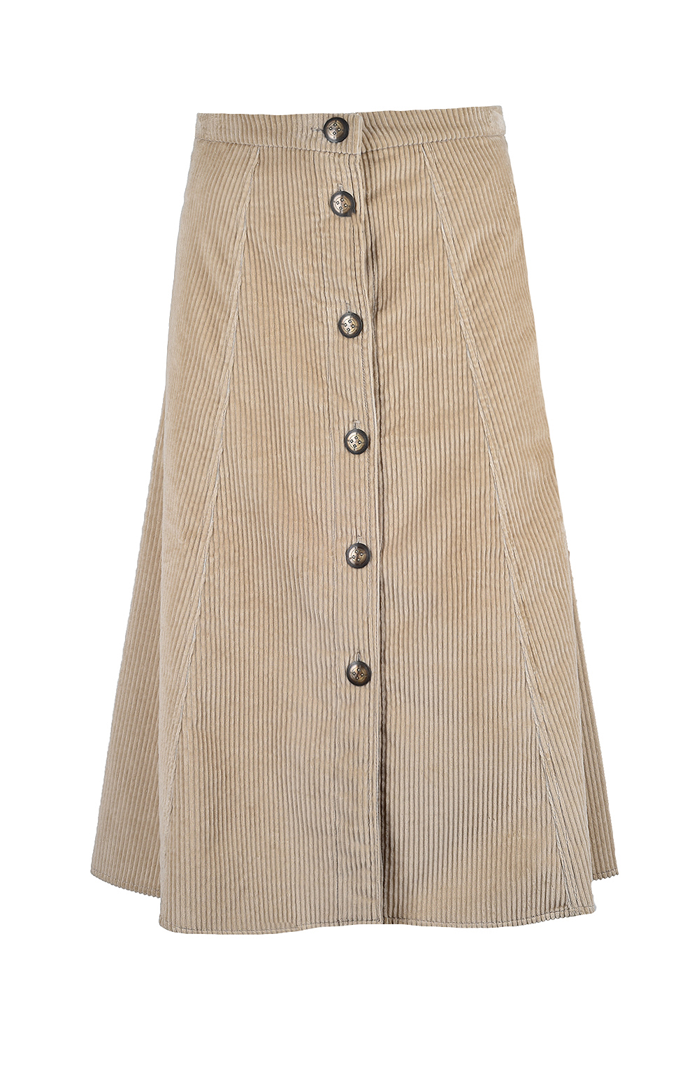 Юбка из хлопка на пуговицах