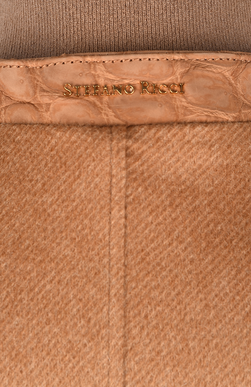 Куртка-бомбер из кашемира и шерсти викуньи со вставками из кожи крокодила