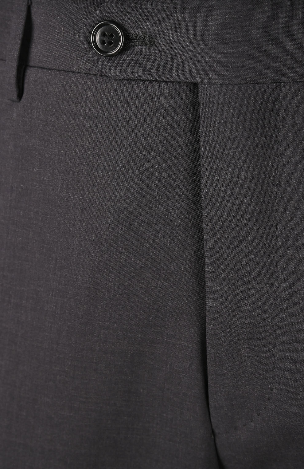 Шерстяной однобортный костюм