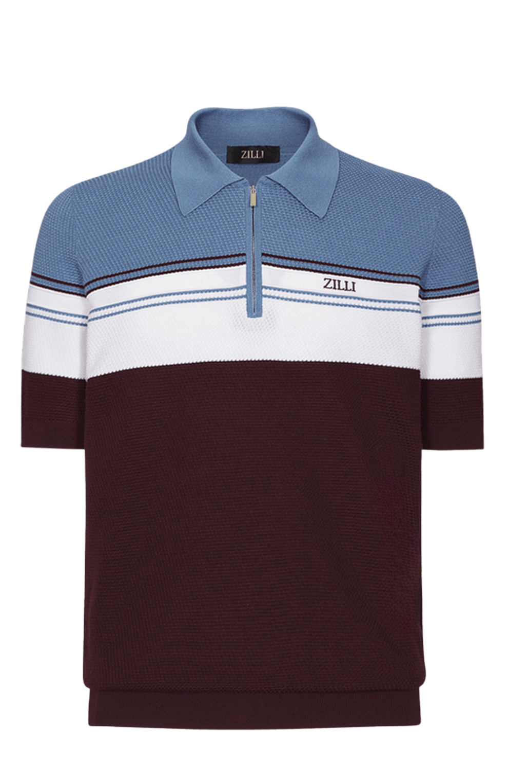 Поло из смеси шёлка и хлопка