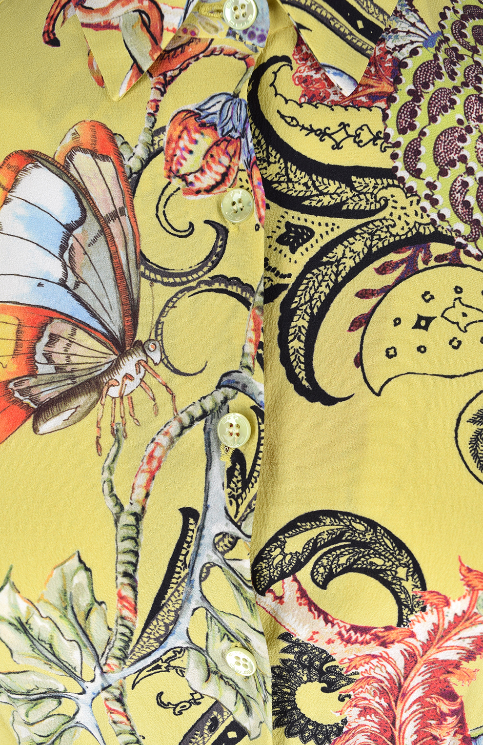 Шелковое платье-рубашка