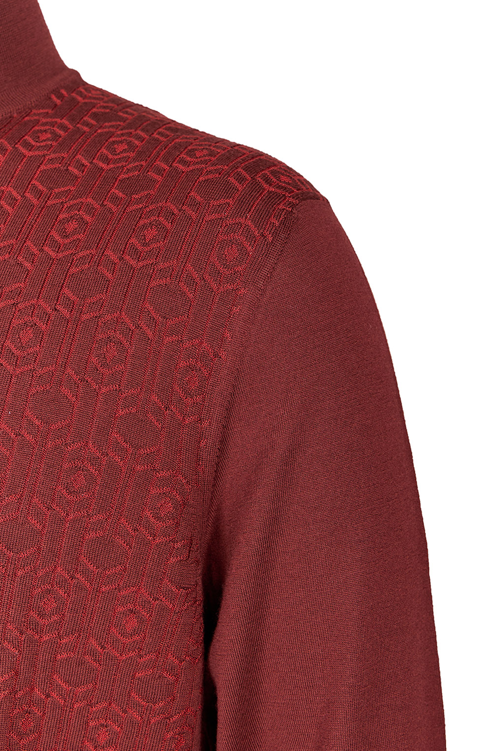 Свитер из смеси шерсти и шелка с декором из кожи американского аллигатора