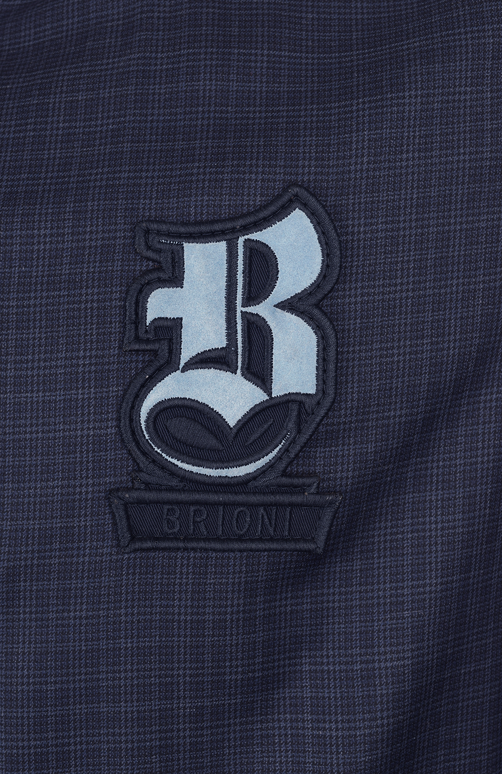 Бомбер с рукавами из кожи оленя