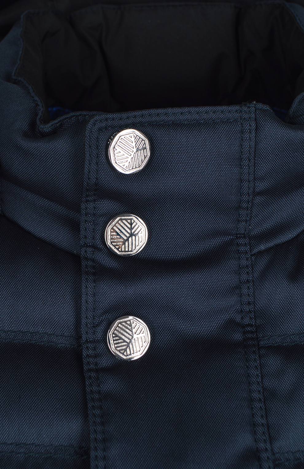 Пуховик с отделкой из меха норки