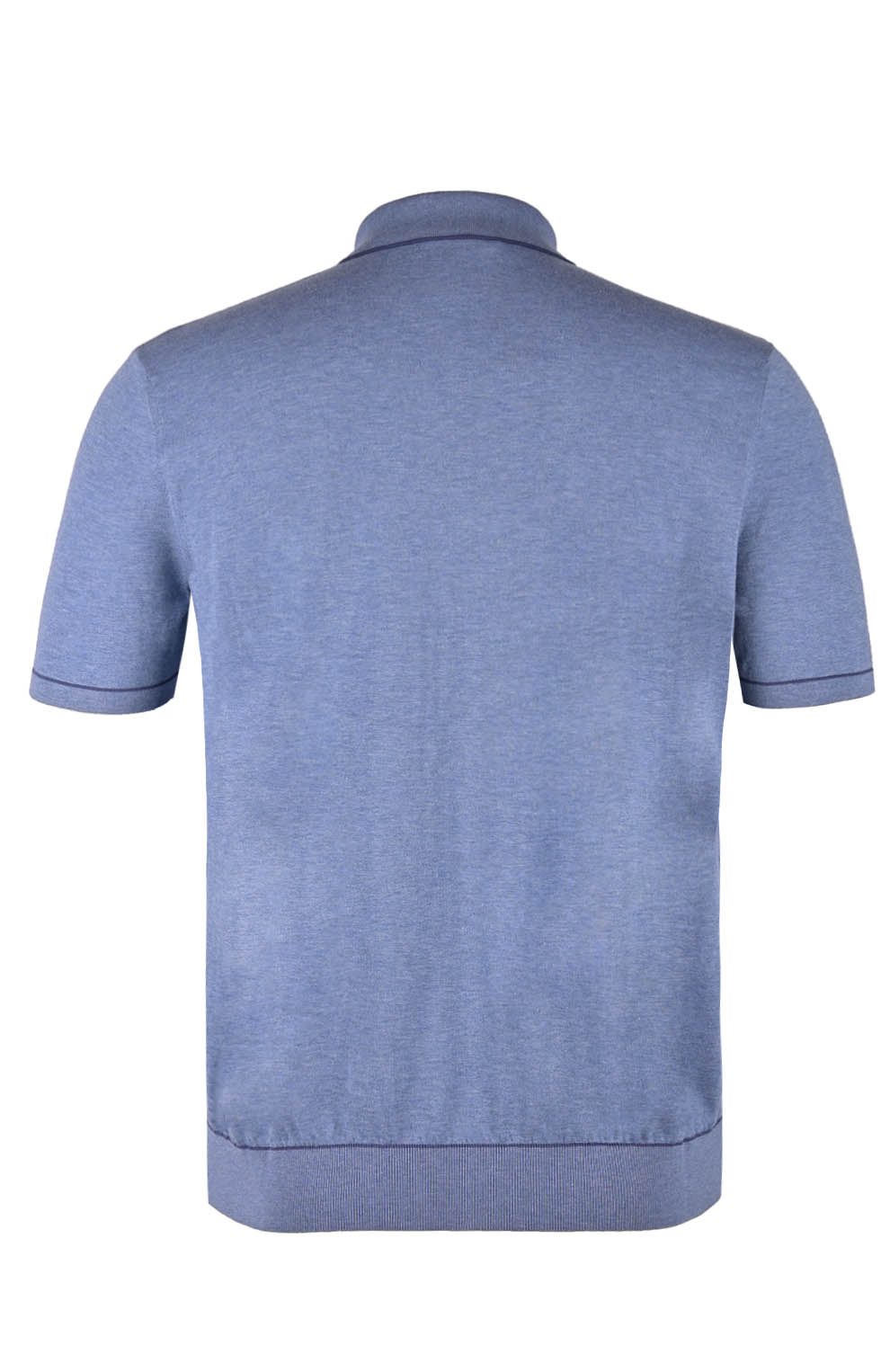 Поло из смеси хлопка и шёлка