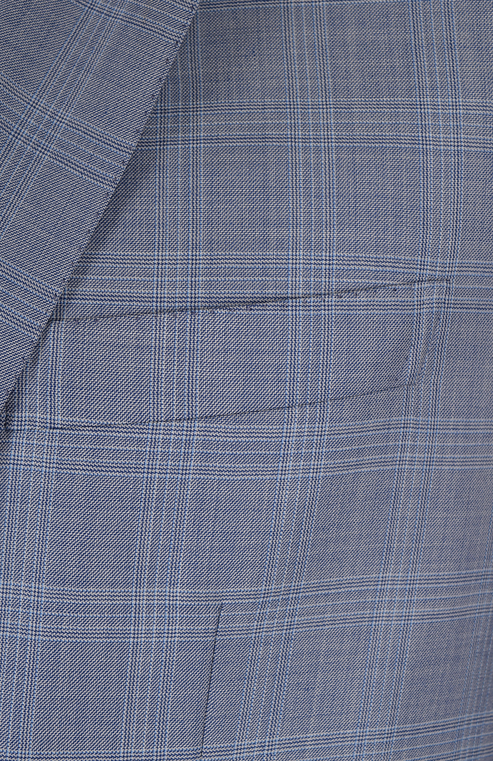 Шерстяной костюм с пиджаком на двух пуговицах