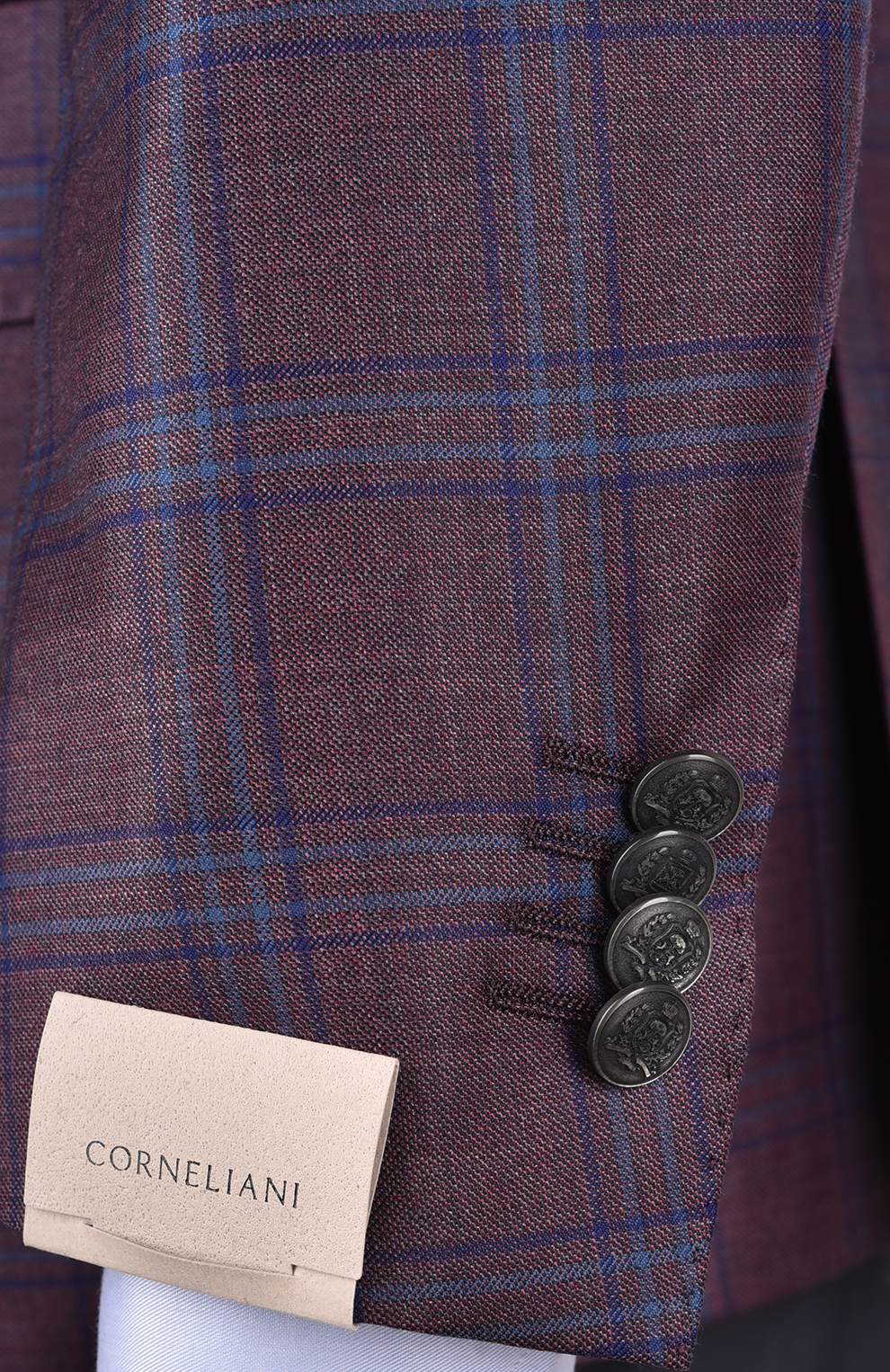 Пиджак из шерсти в клетку