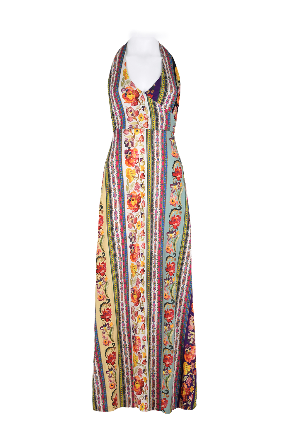 Платье макси с поясом