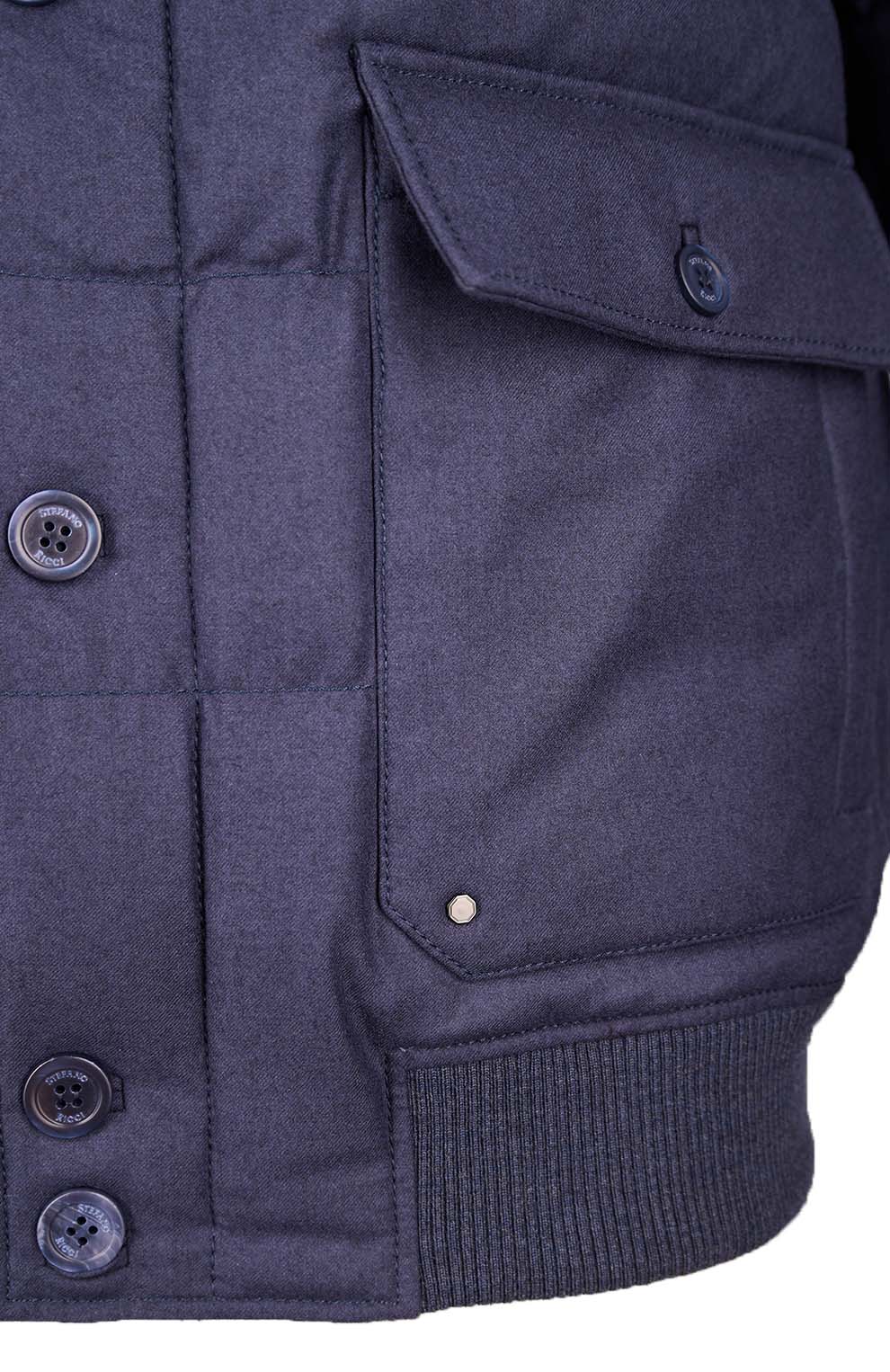 Стёганая куртка из шерсти