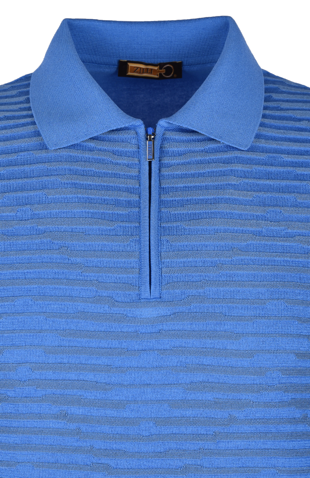 Поло из смеси шёлка и хлопка