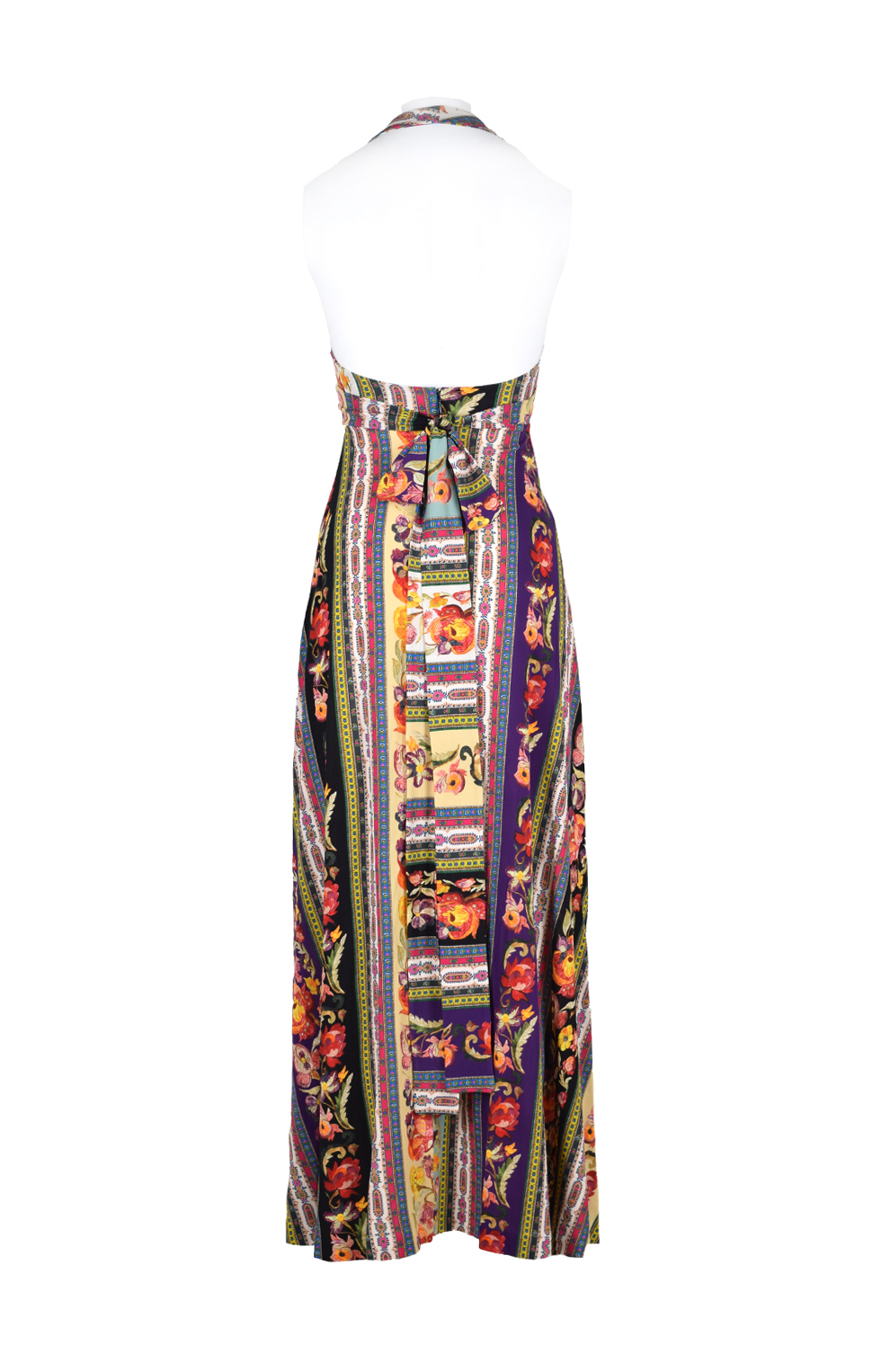 Платье макси с поясом