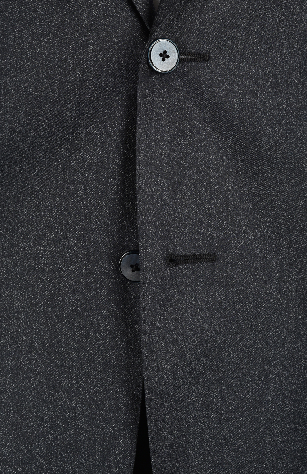Костюм из смеси шерсти и шёлка с меланжевым эффектом