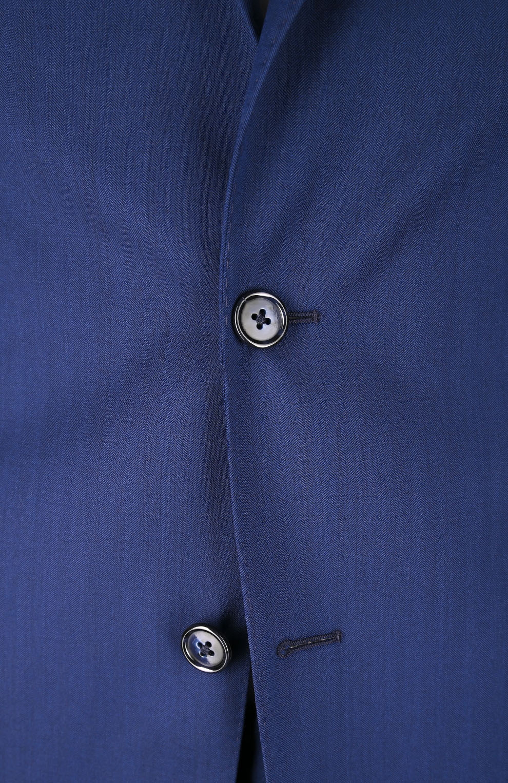 Шерстяной однобортный костюм