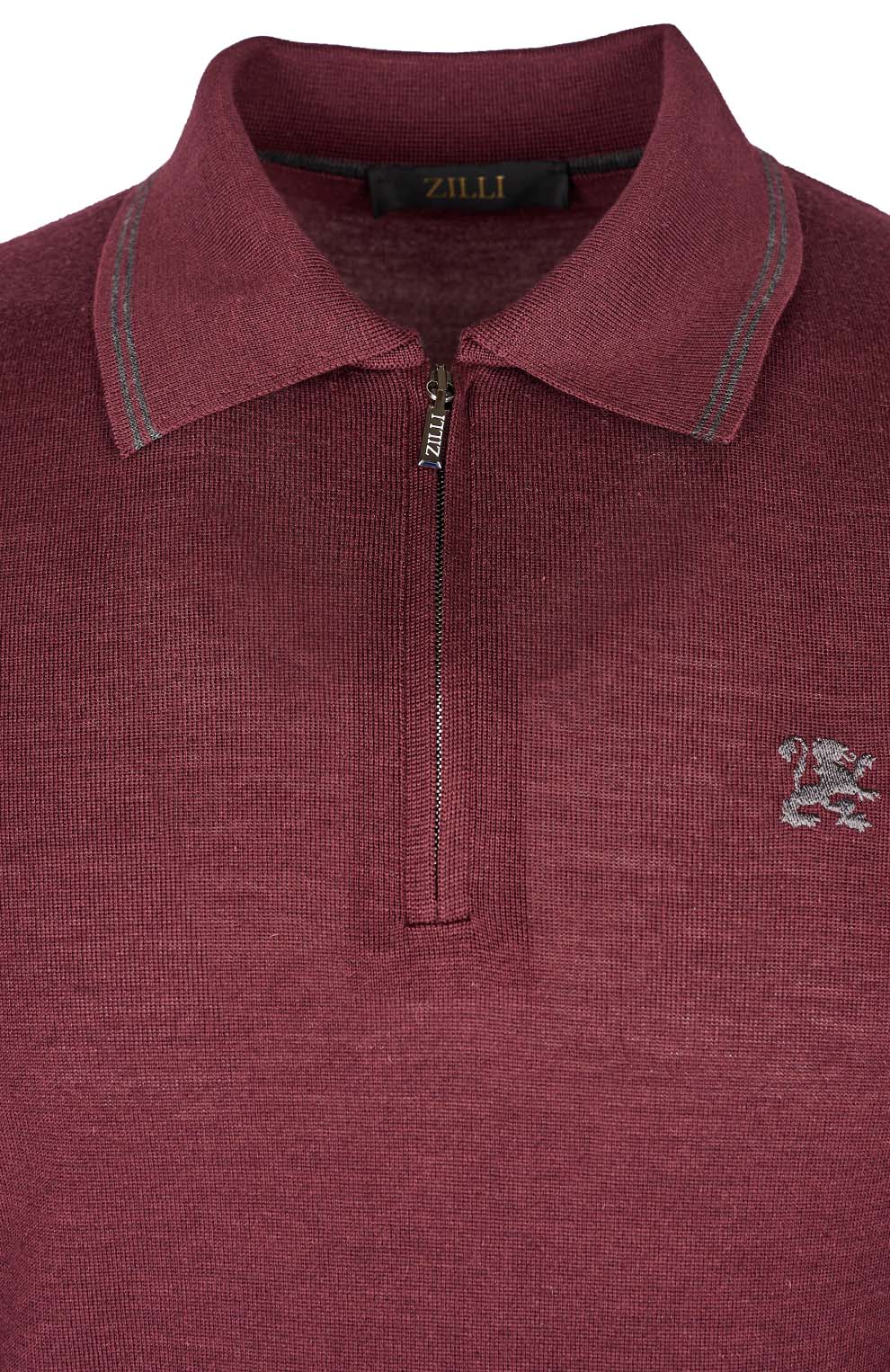 Поло из смеси шерсти, шёлка и кашемира