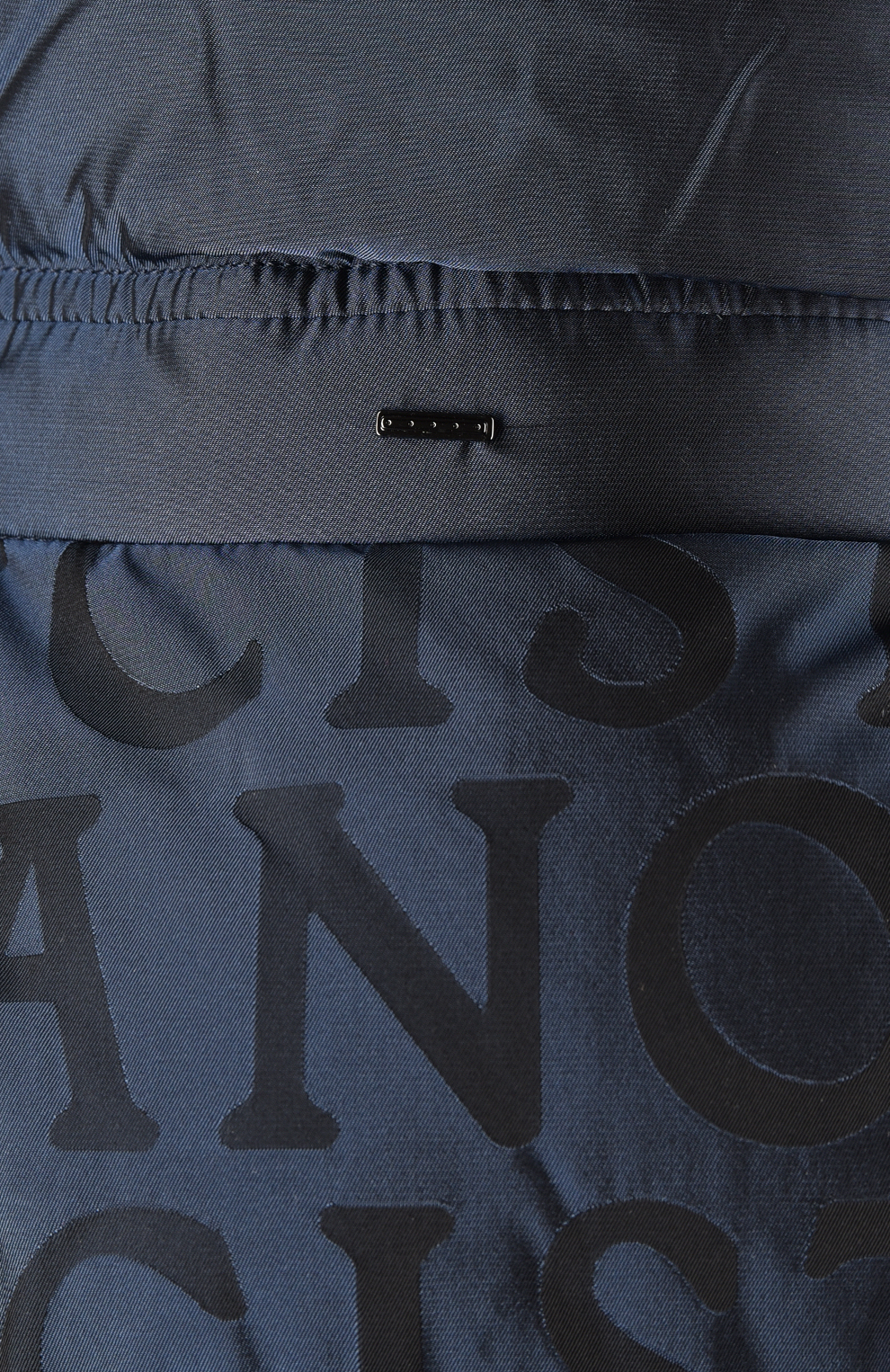 Пуховой жилет с принтом