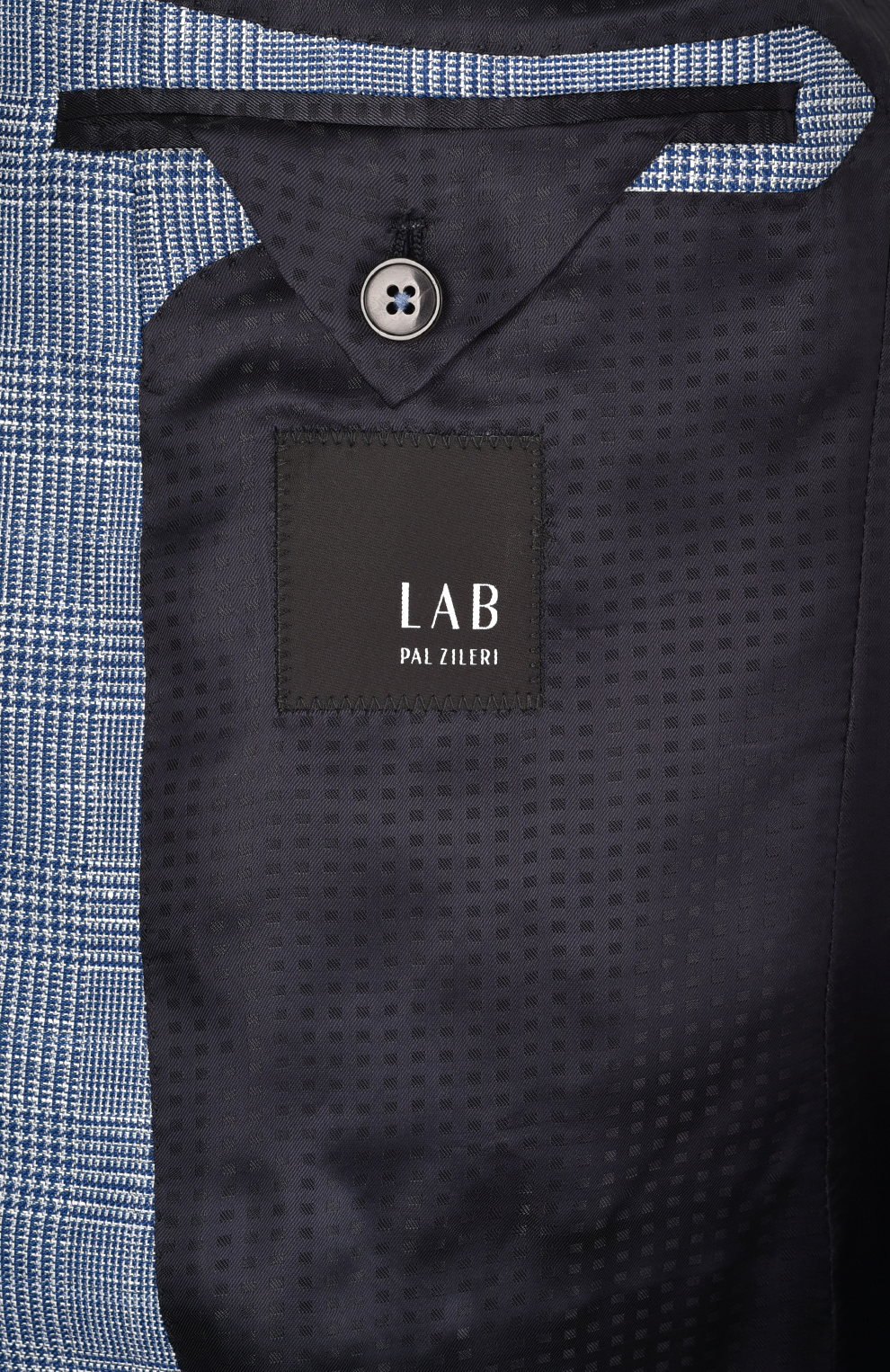 Однобортный пиджак из смеси шерсти и льна