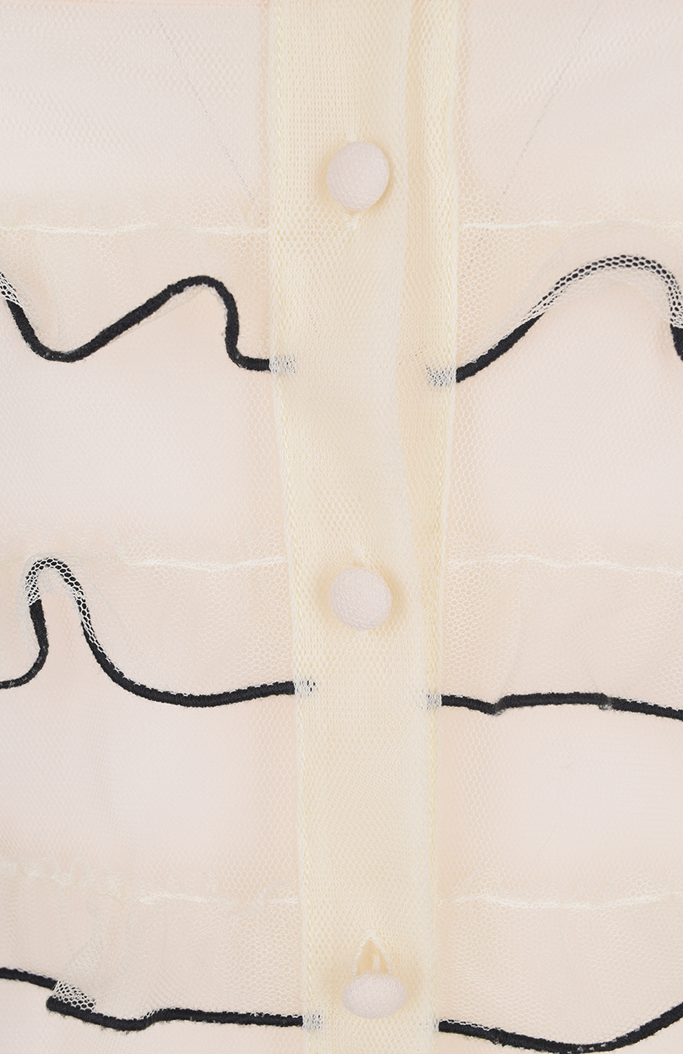 Блузка из тюля с оборками