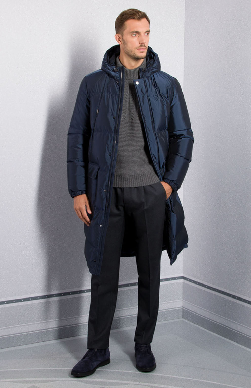 Пуховое пальто