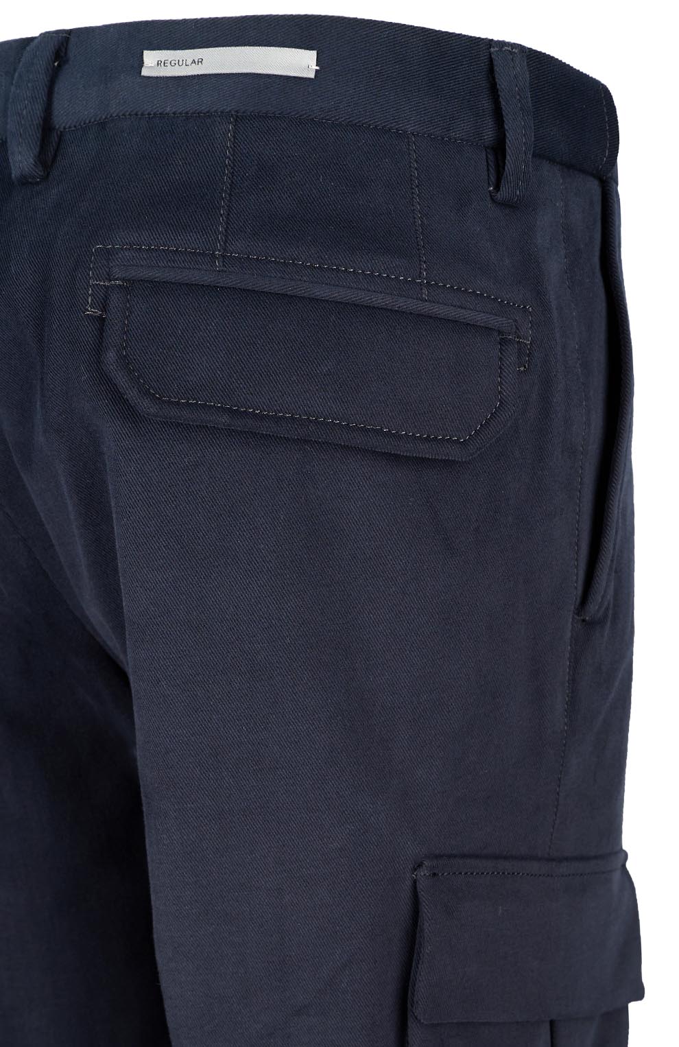 Брюки-карго из микровельвета