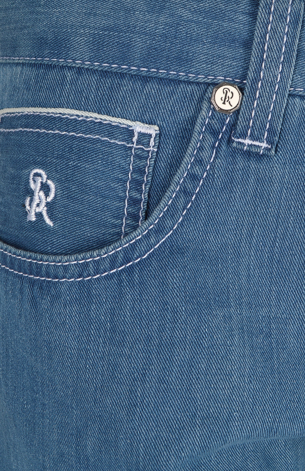 Джинсы с контрастной строчкой