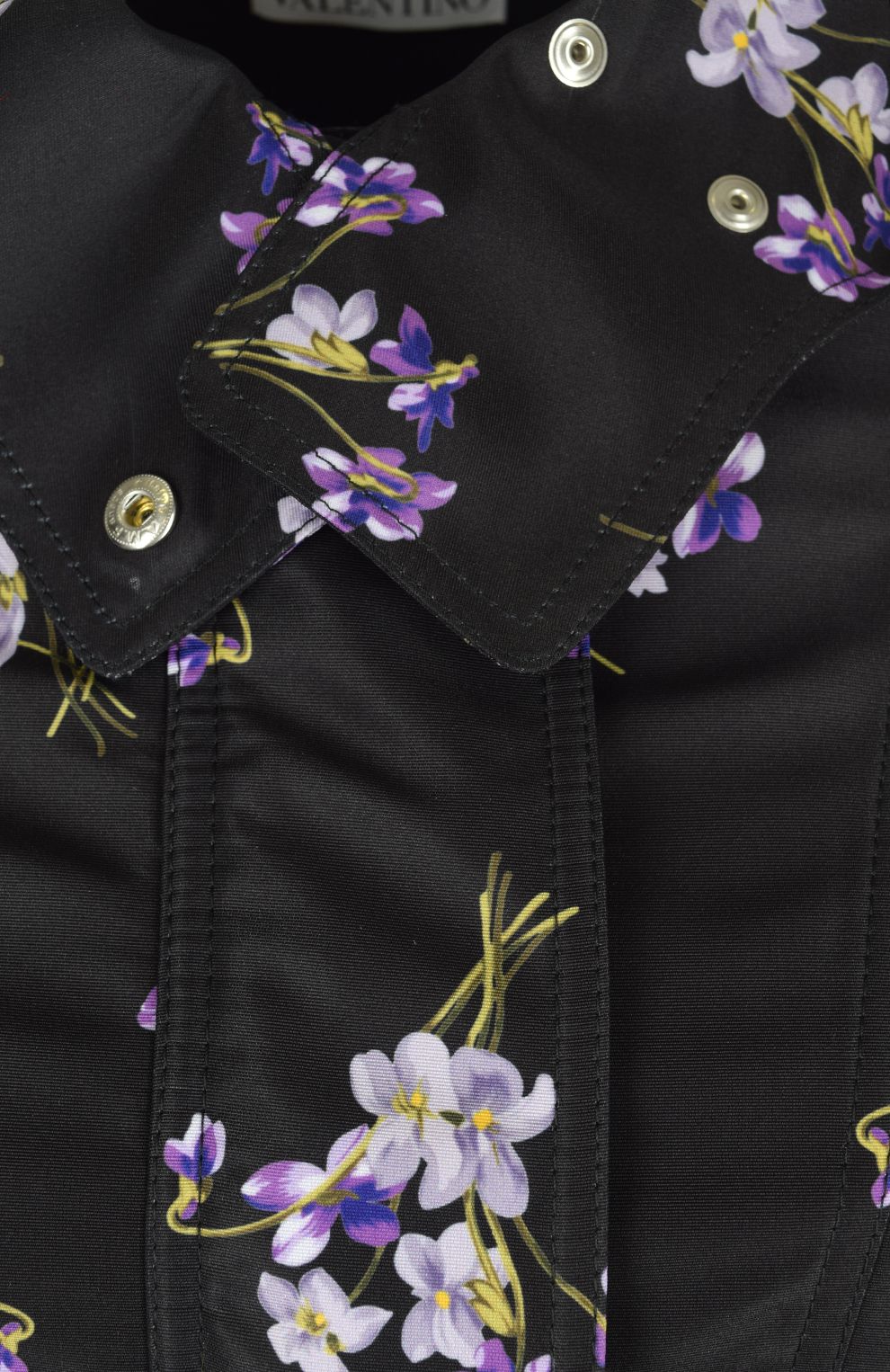 Плащ с цветочным принтом