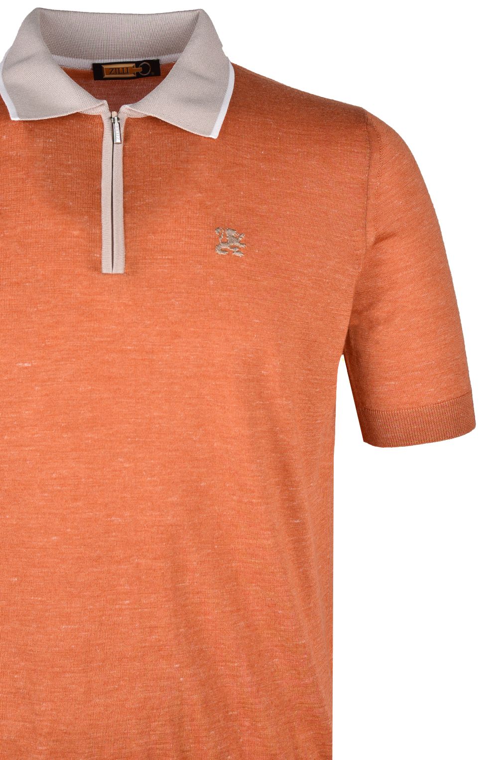 Поло из смеси шёлка, кашемира, хлопка и конопли