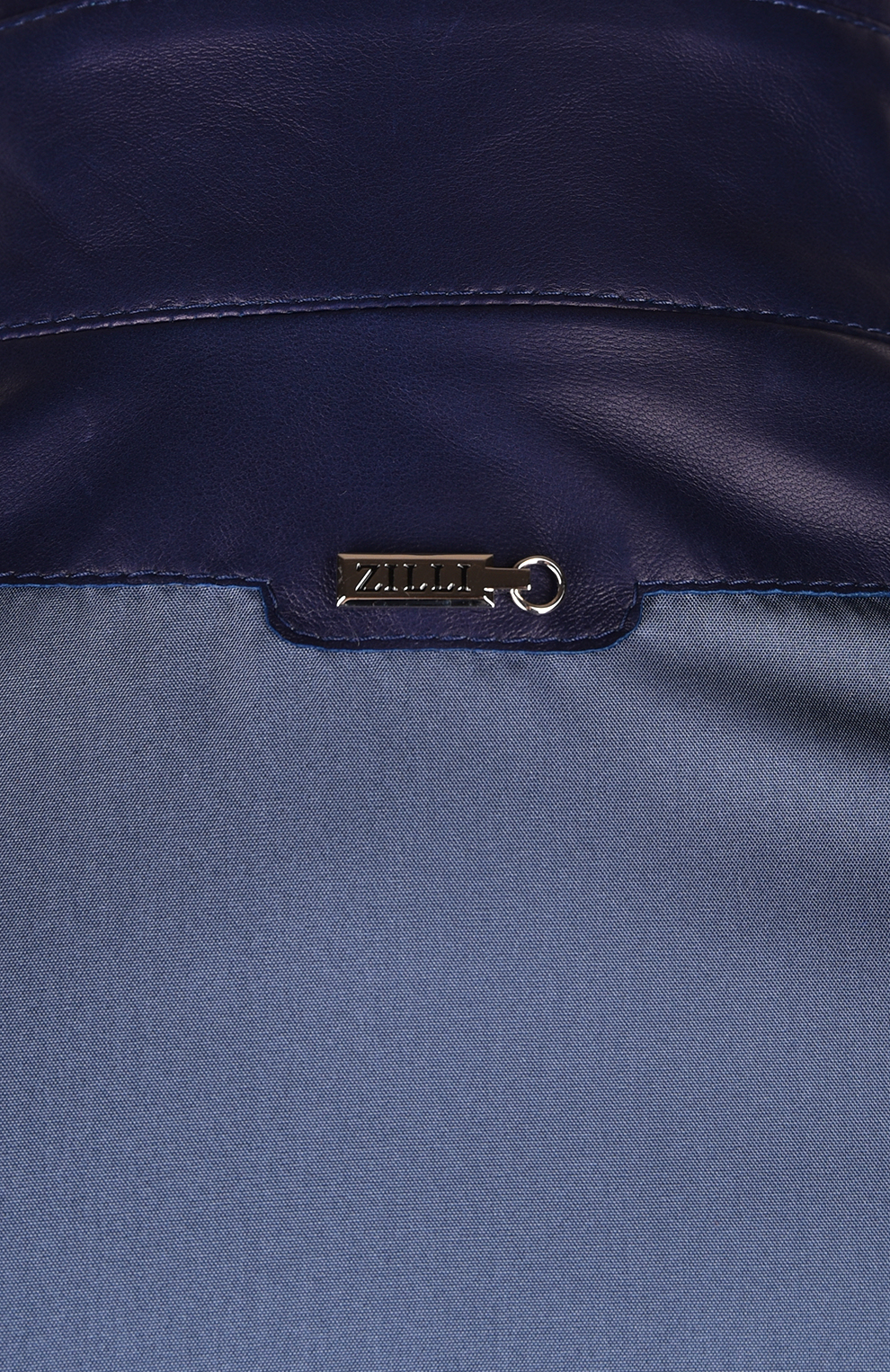 Куртка из кожи и шёлка