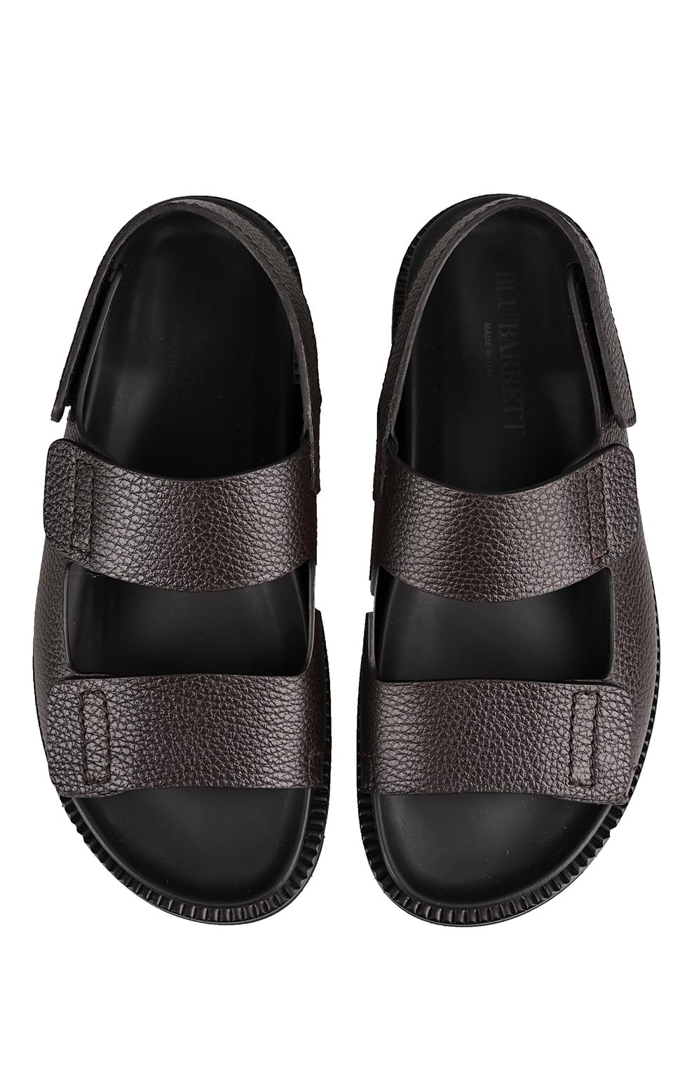 Сандалии из крупнозернистой кожи