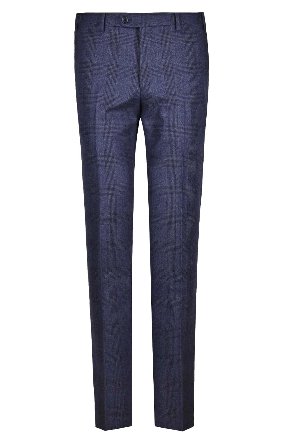 Шерстяные брюки в клетку