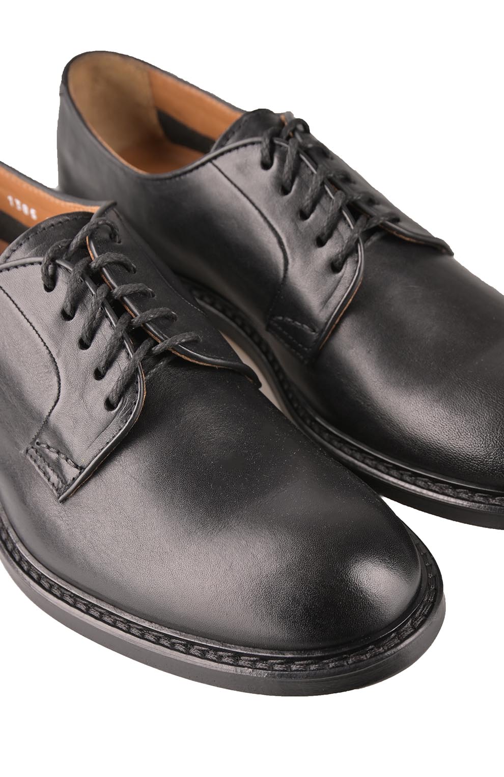 Дерби из гладкой кожи