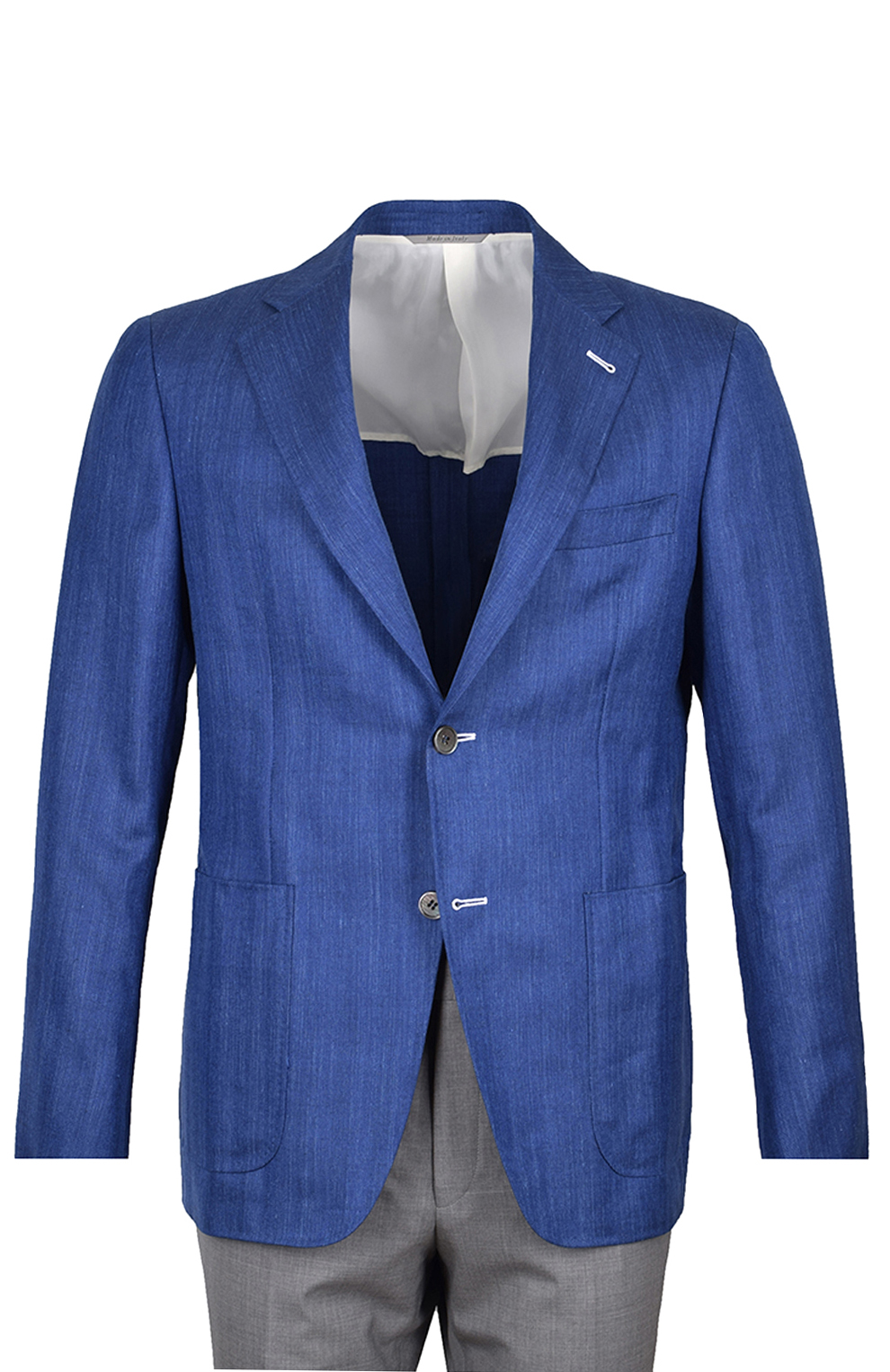 Пиджак из смеси шерсти, шёлка и льна