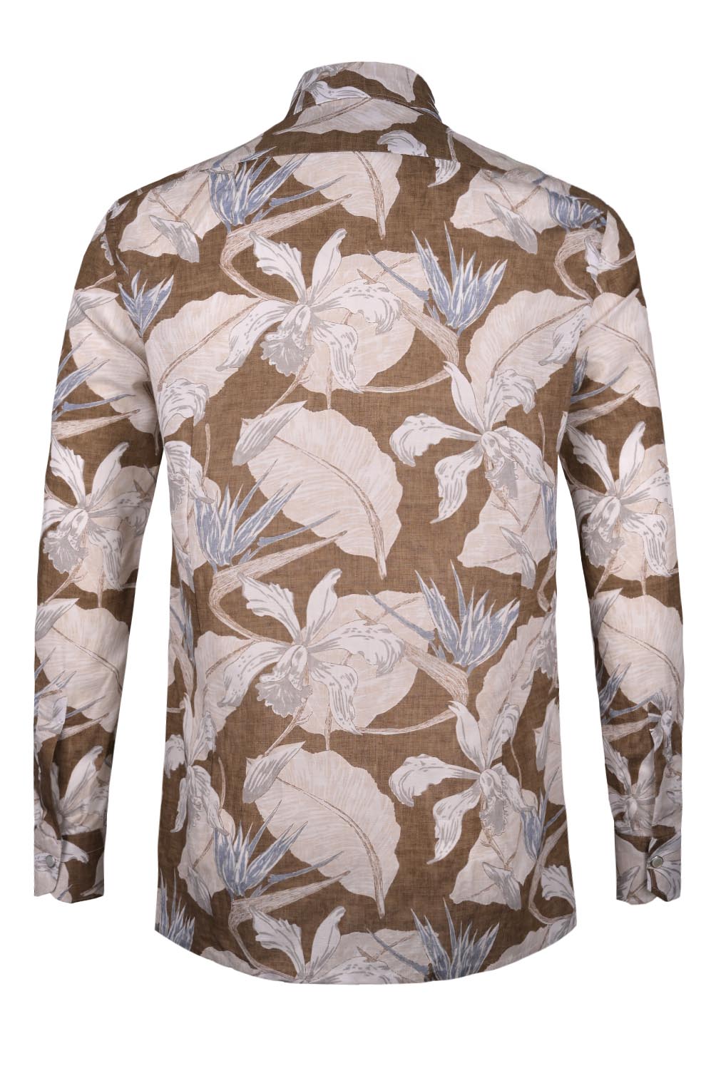 Рубашка из хлопка и льна