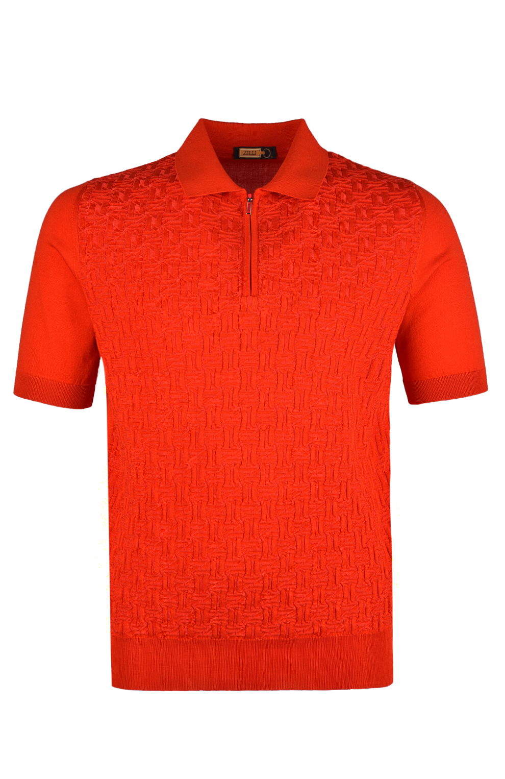 Поло из смеси шёлка и хлопка