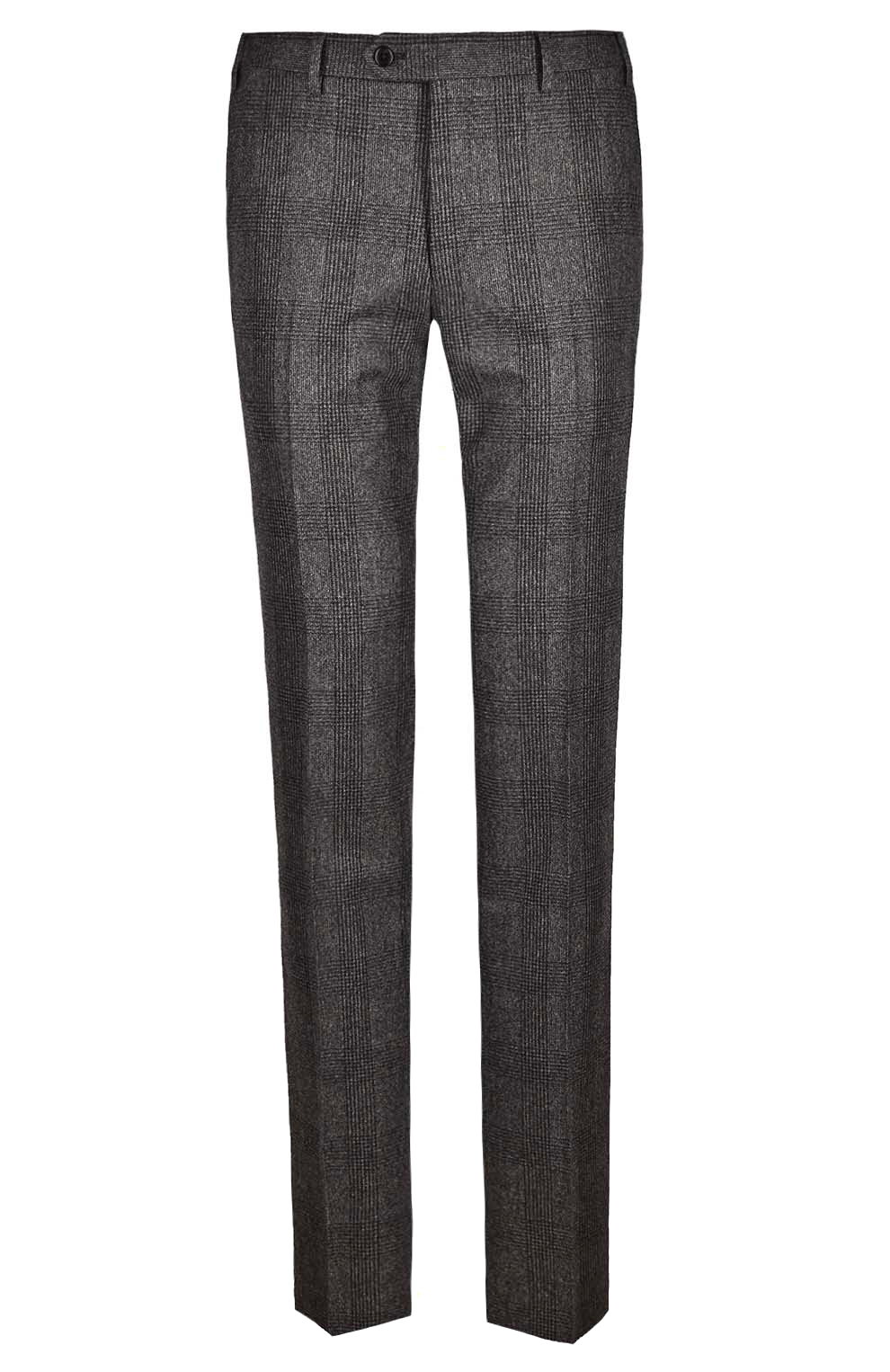 Шерстяные брюки в клетку