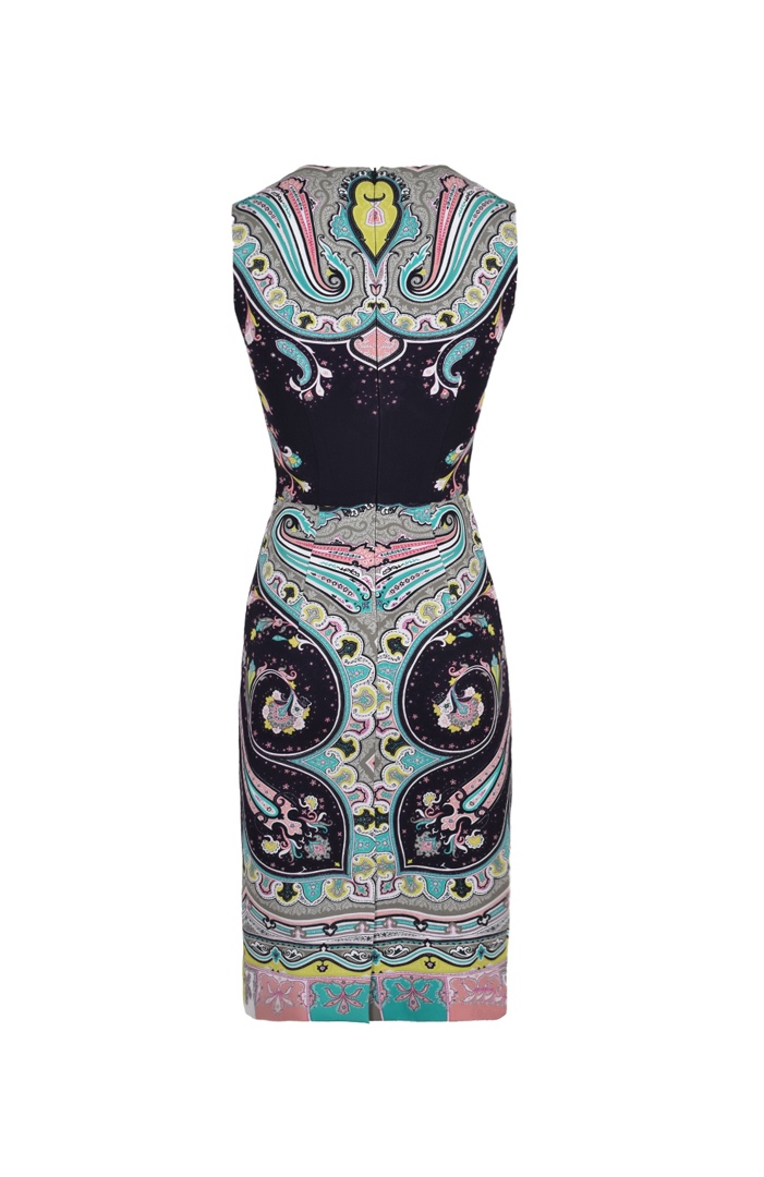 Платье - футляр с принтом