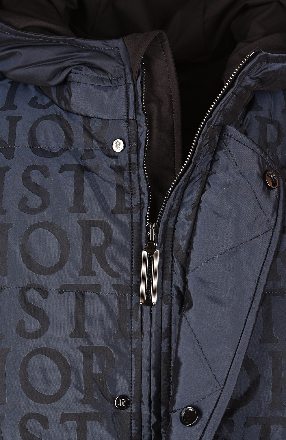 Пуховой жилет с принтом