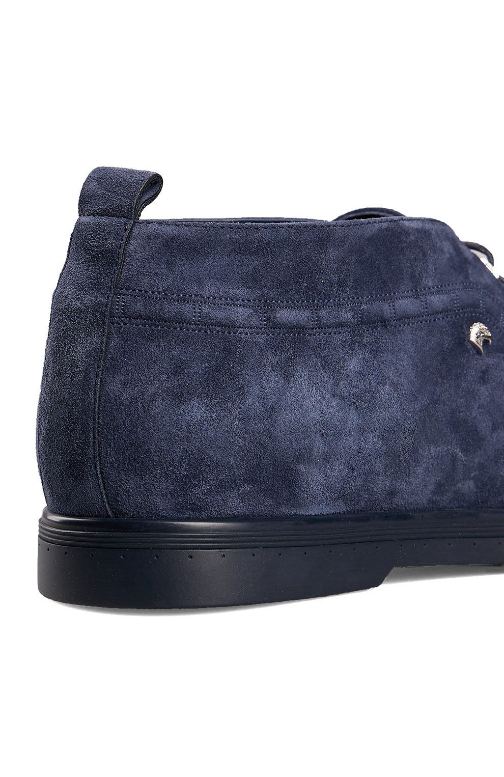 Замшевые ботинки-чукка на шнуровке
